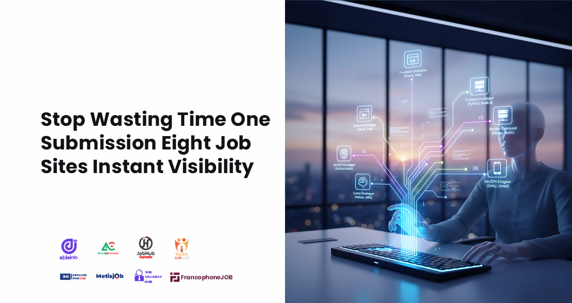 Stop Wasting Time One Submission Eight Job Sites Instant Visibility